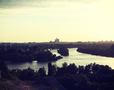 River and a City